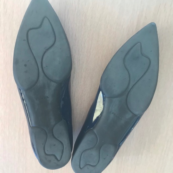 Prada Ballet Flat Shoes - EU 37 1/2 (Size 7) - Picture 4 of 7
